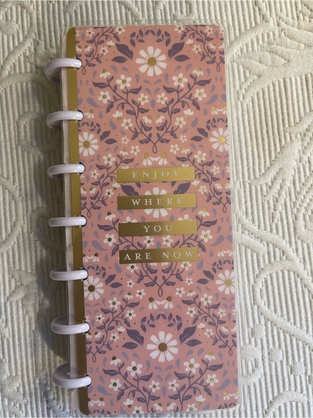 The Happy Planner Skinny Mini Botanical Blues Undated Horizontal